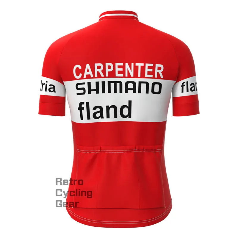 1972 SHIMANO Retro Short Sleeves Cycling Jersey