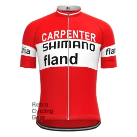 1972 SHIMANO Retro Short Sleeves Cycling Jersey