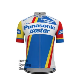1980s Panasonic Retro Short Sleeve Cycling Jersey
