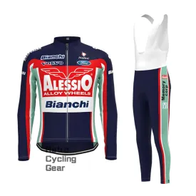 2004 Bianchi Retro Long Sleeve Cycling Kits