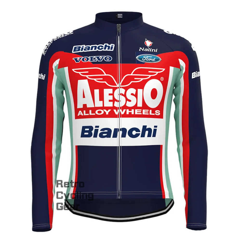 2004 Bianchi Retro Long Sleeve Cycling Kits