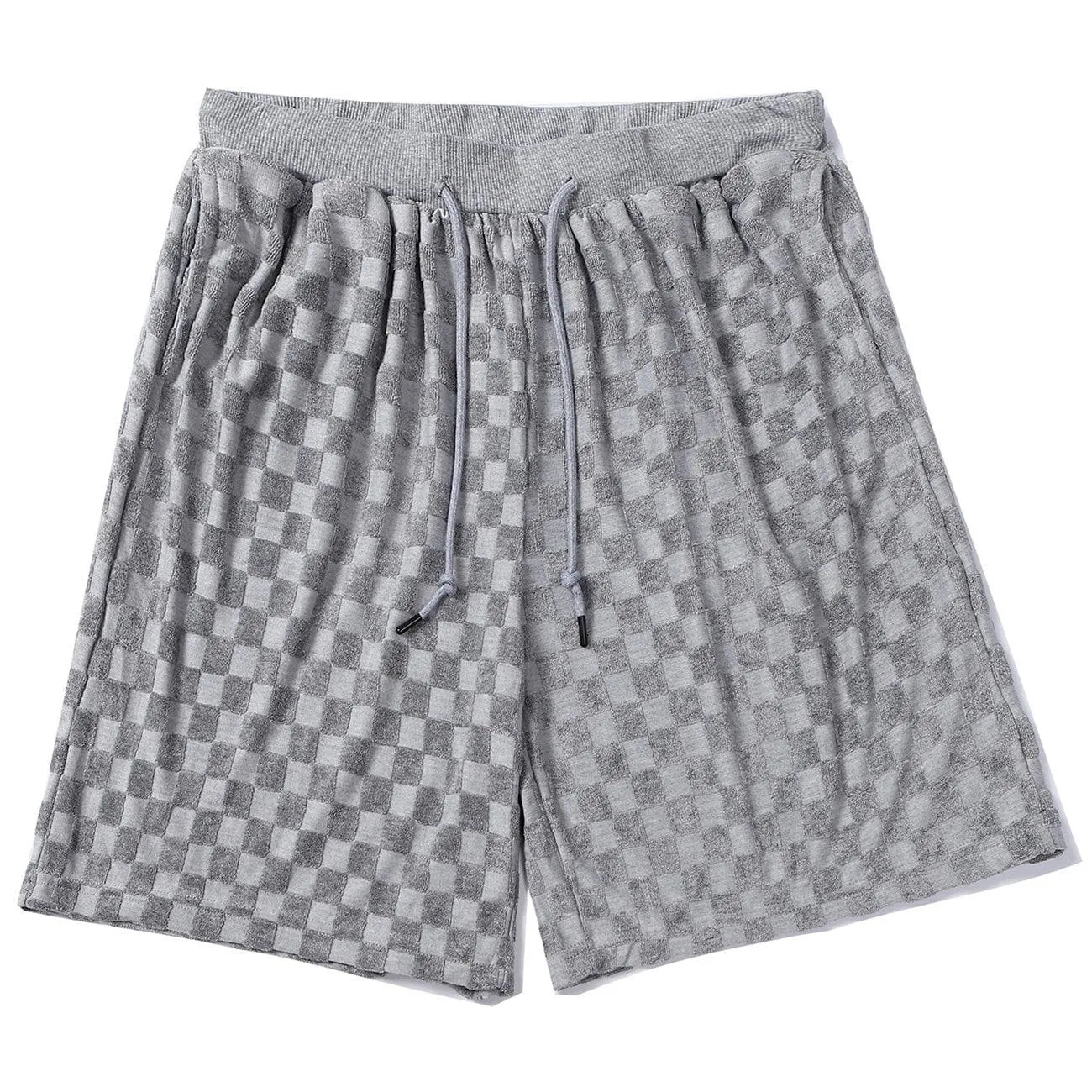 AlanBalen® - Check Drawstring Lounge Shorts