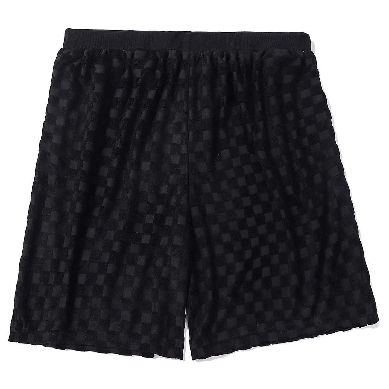 AlanBalen® - Check Drawstring Lounge Shorts