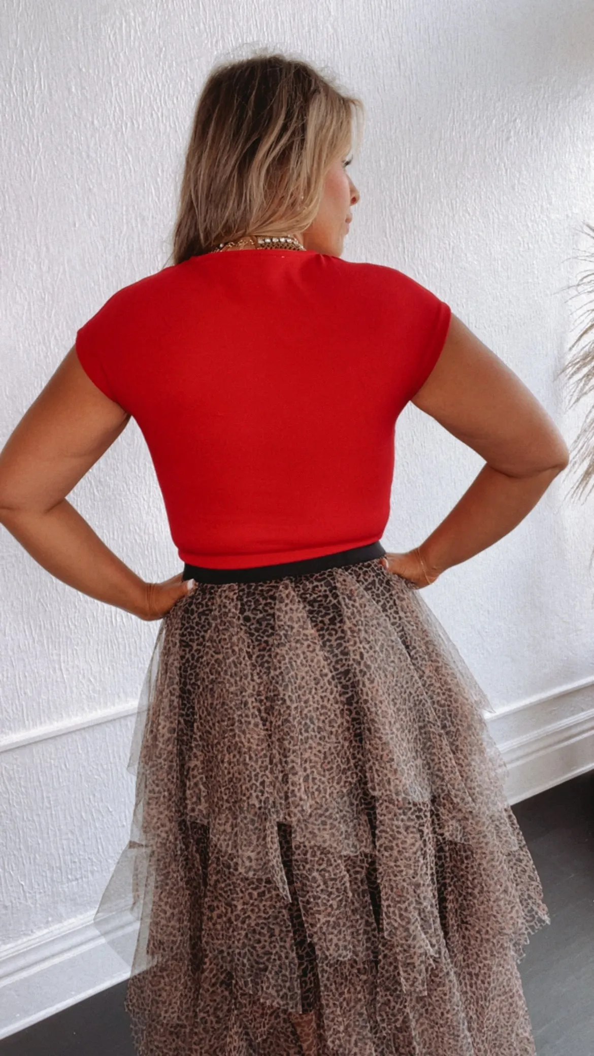 All Business Top, Red Burgundy