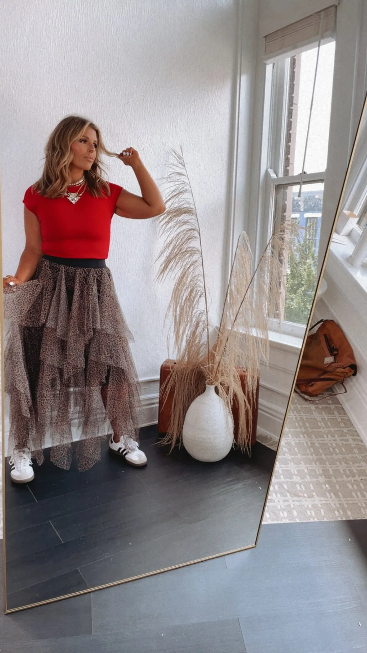 All Business Top, Red Burgundy