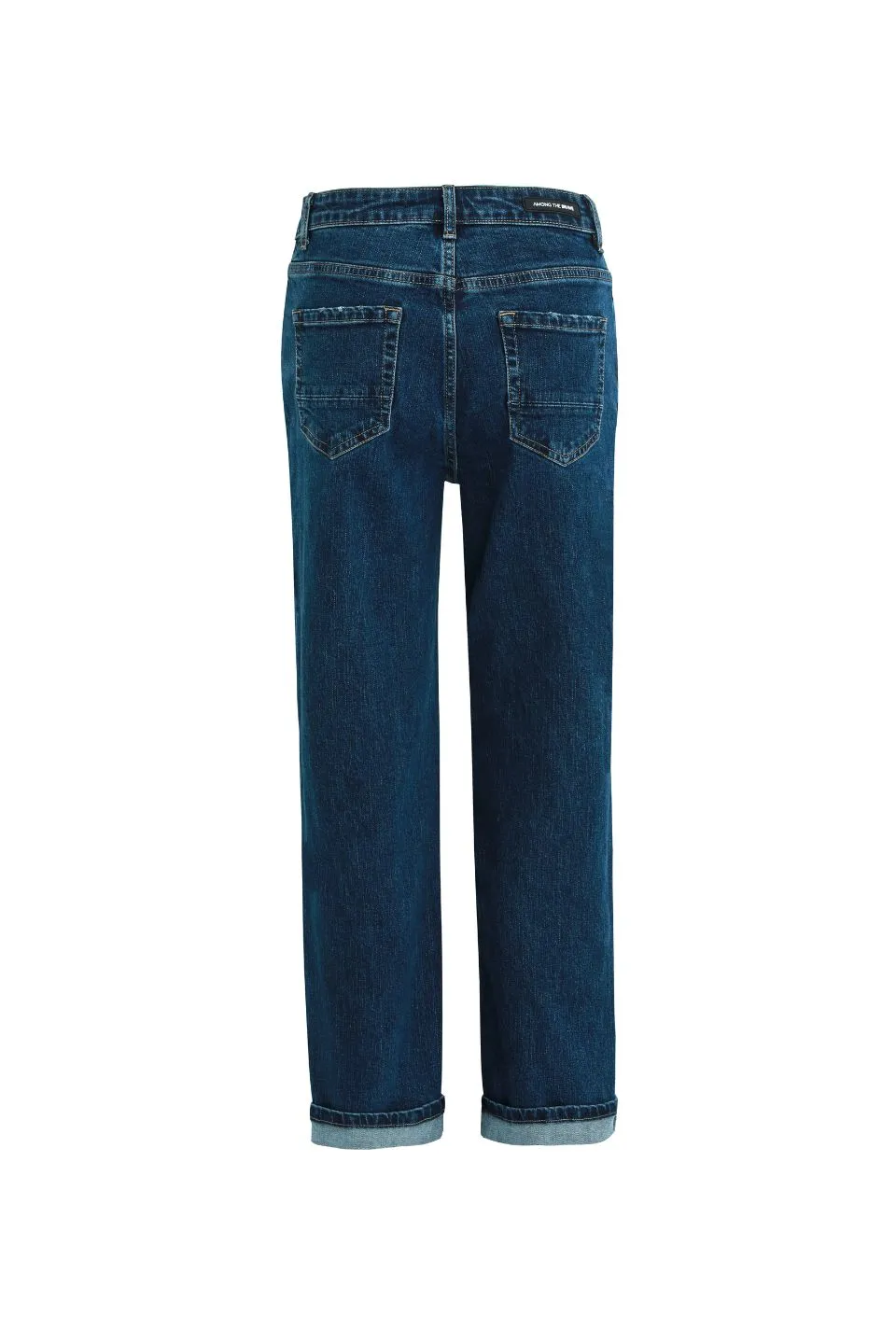 Amelia True Blue Mid Rise Slim Leg Jean