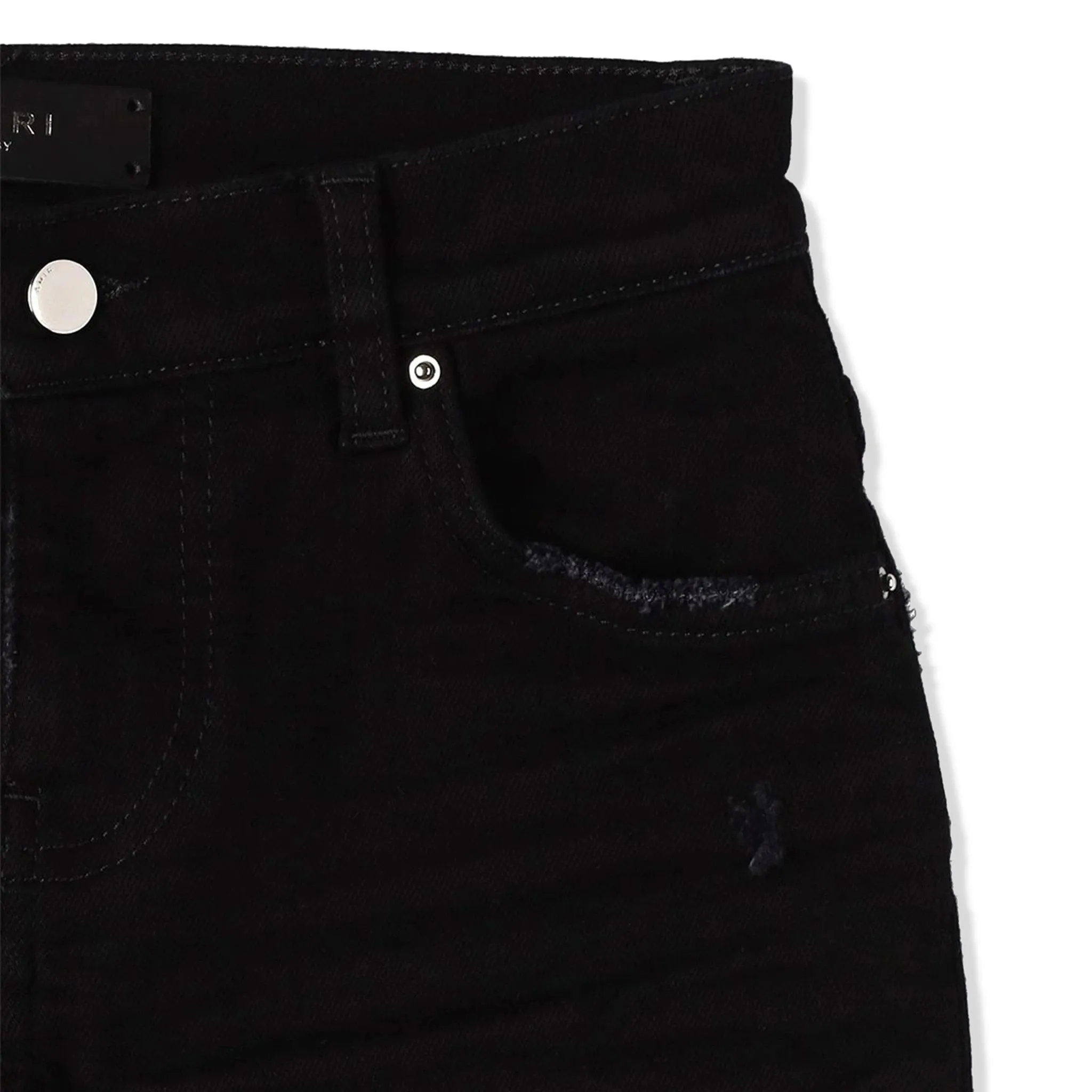 Amiri Kids Stack Black Jeans