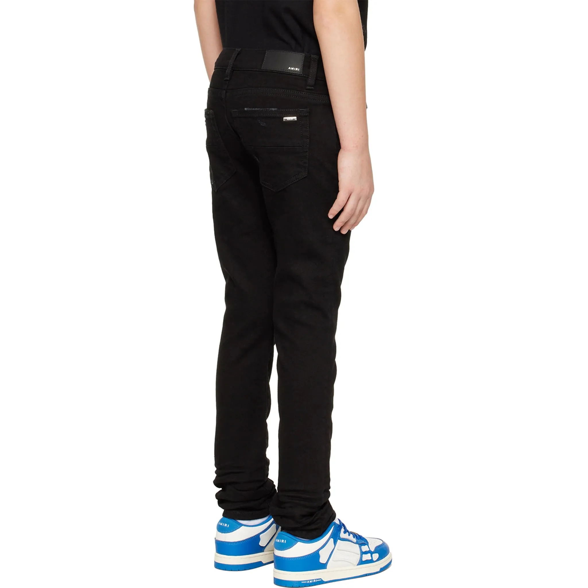 Amiri Kids Stack Black Jeans