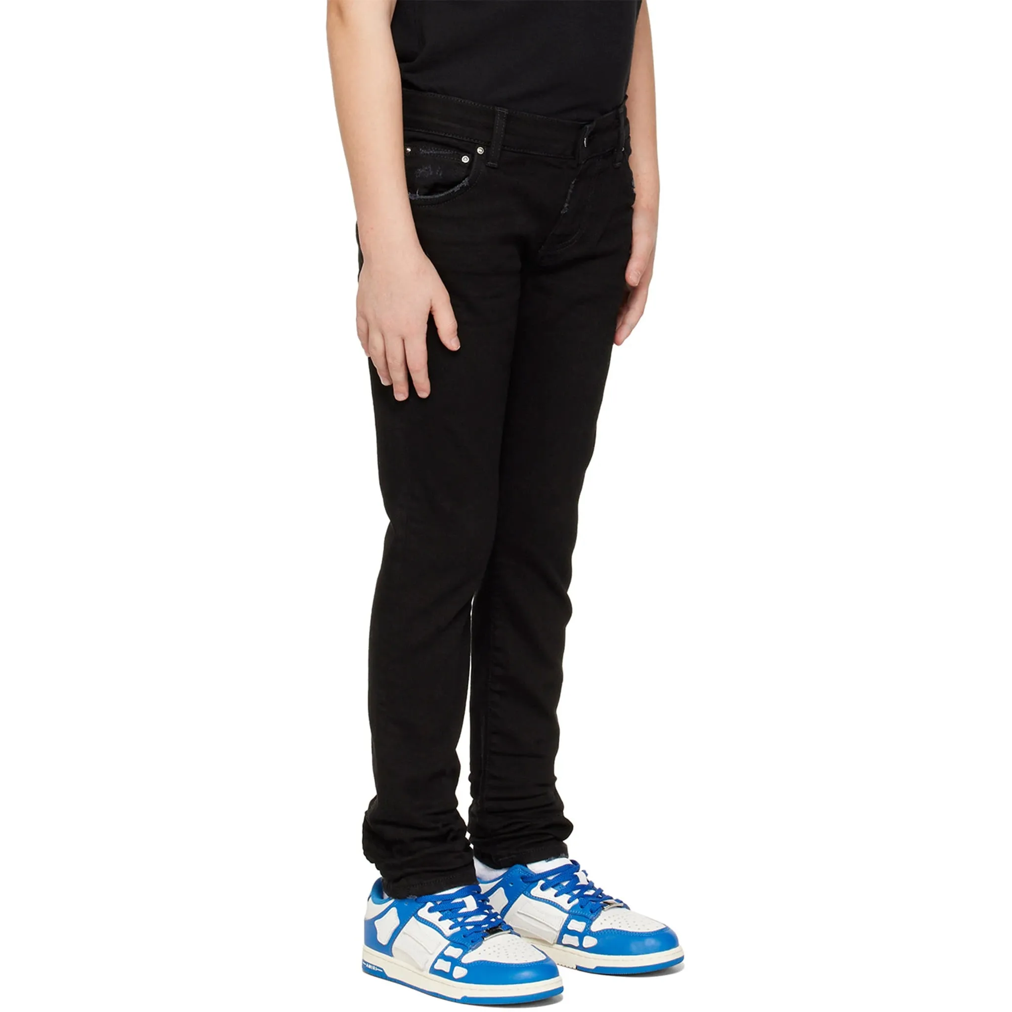 Amiri Kids Stack Black Jeans