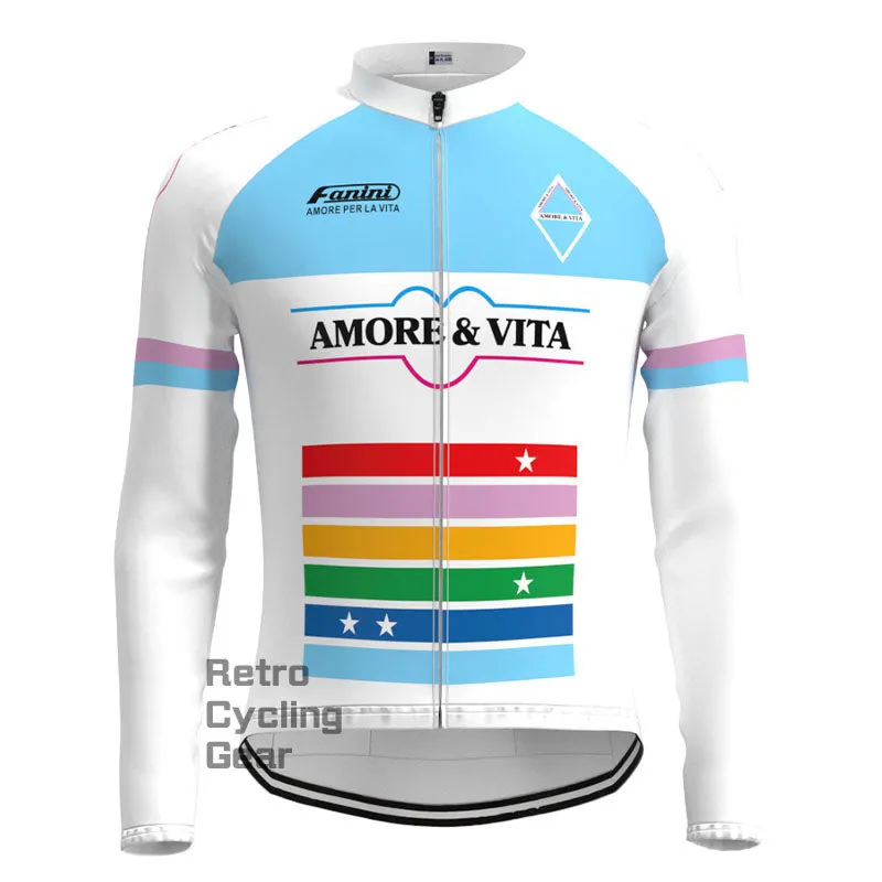 Amore & Vita Retro Long Sleeve Cycling Kits