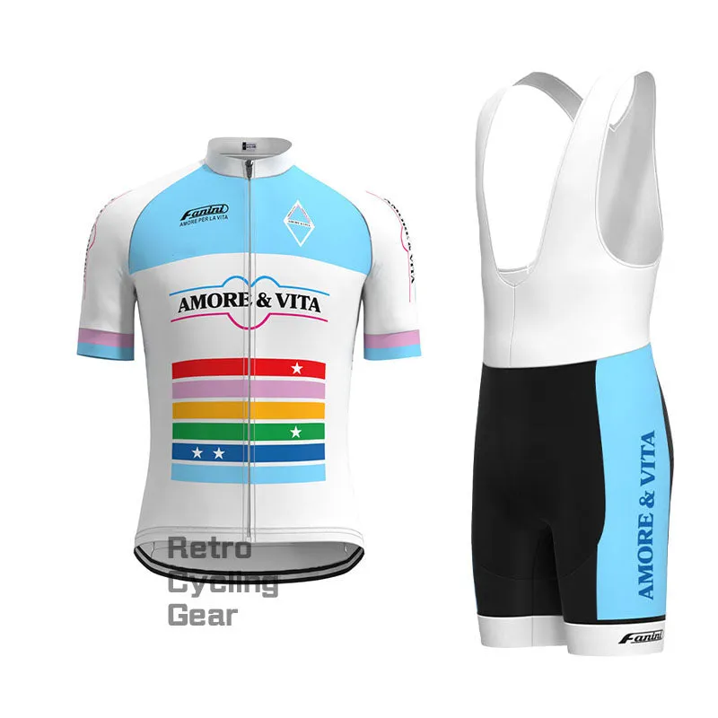 Amore & Vita Retro Long Sleeve Cycling Kits