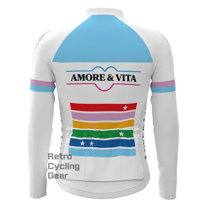 Amore & Vita Retro Long Sleeve Cycling Kits