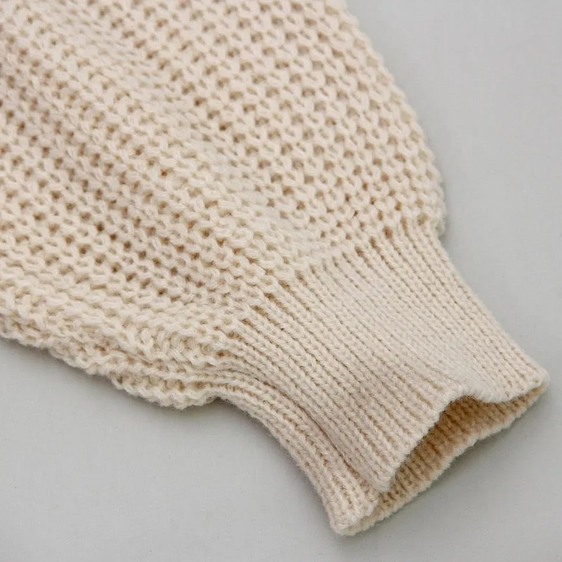 Amy Fashion - Casual Long Knitted Cardigan women V-Neck sweater