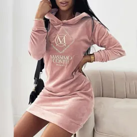 Amy Fashion - Elegant Velvet Women Mini Dress