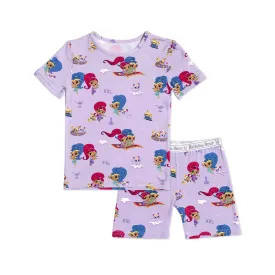 Bellabu Bear 2 piece Short Sleeve w/ Shorts PJ Set - Shimmer & Shine