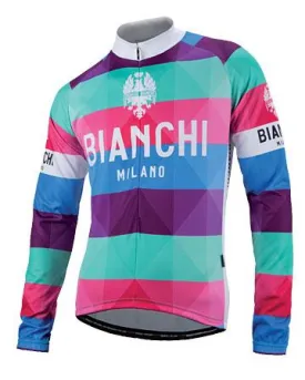Bianchi Milano Leggenda Long Sleeve Jerseys - Arlequin