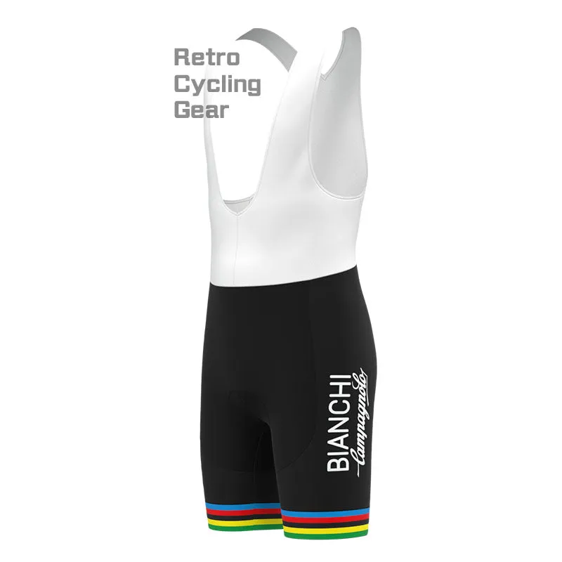 Bianchi Stripe Retro Short Sleeve Cycling Kit