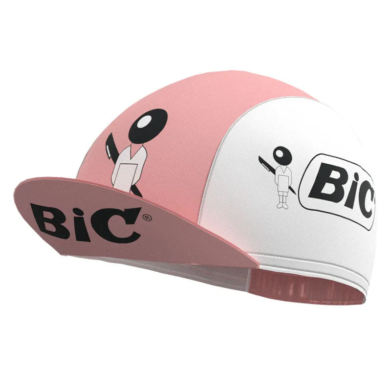 BIC Pink Retro Long Sleeve Cycling Kit