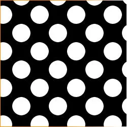Black and White Polka Dot Athletic Slim Golf Skort