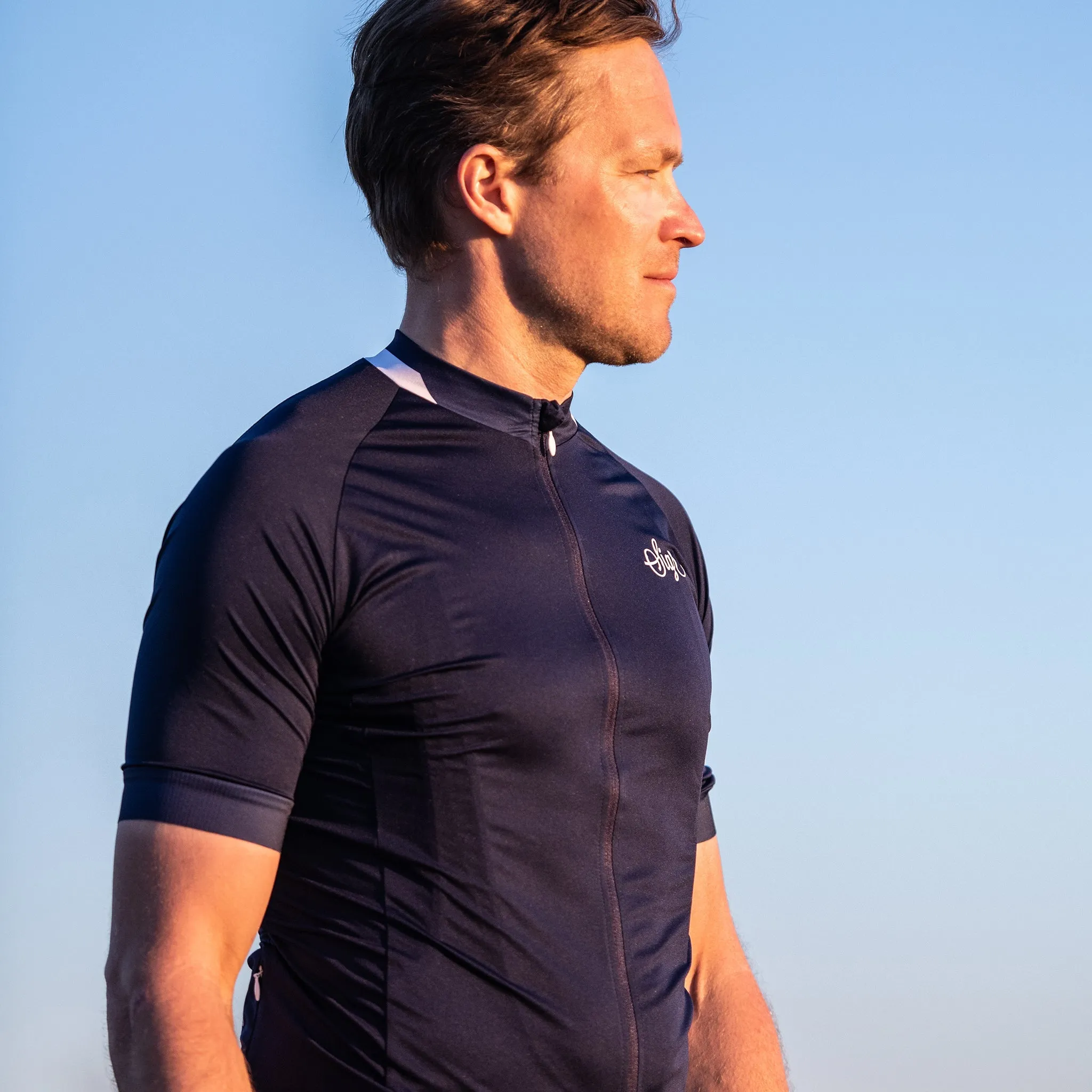 Blåklocka Men's Dark Blue Cycling Jersey