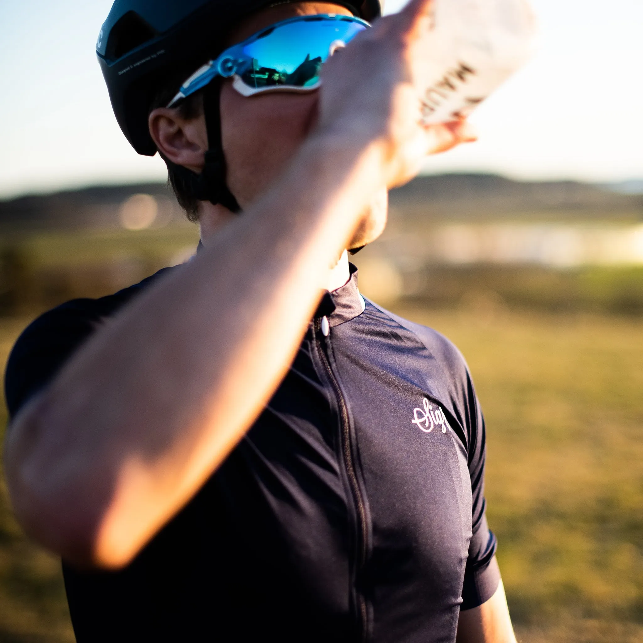 Blåklocka Men's Dark Blue Cycling Jersey