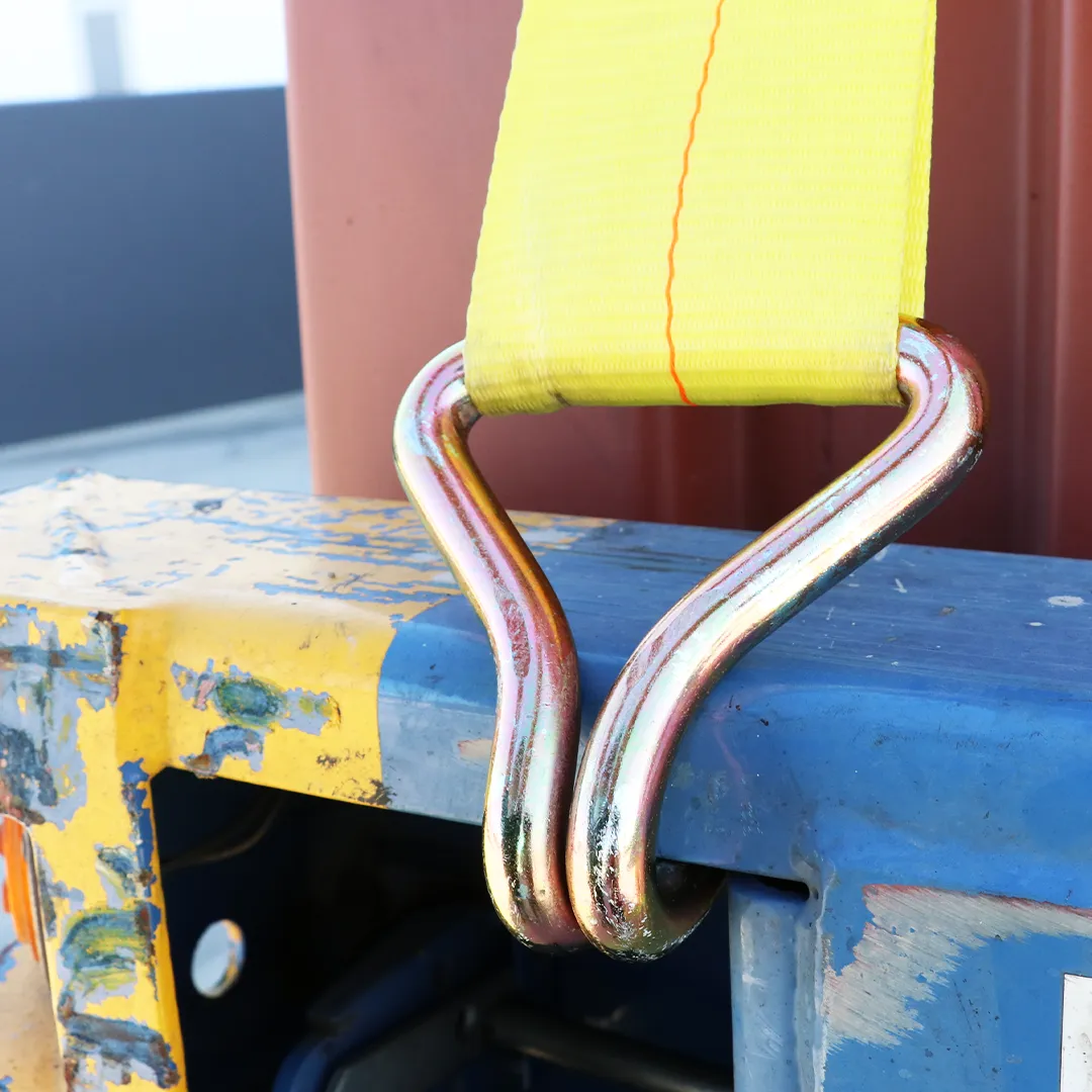 Boxer 2" x 30' Ratchet Strap with Wide Handle and Twin J Hooks - 10,000 lbs Load Capacity