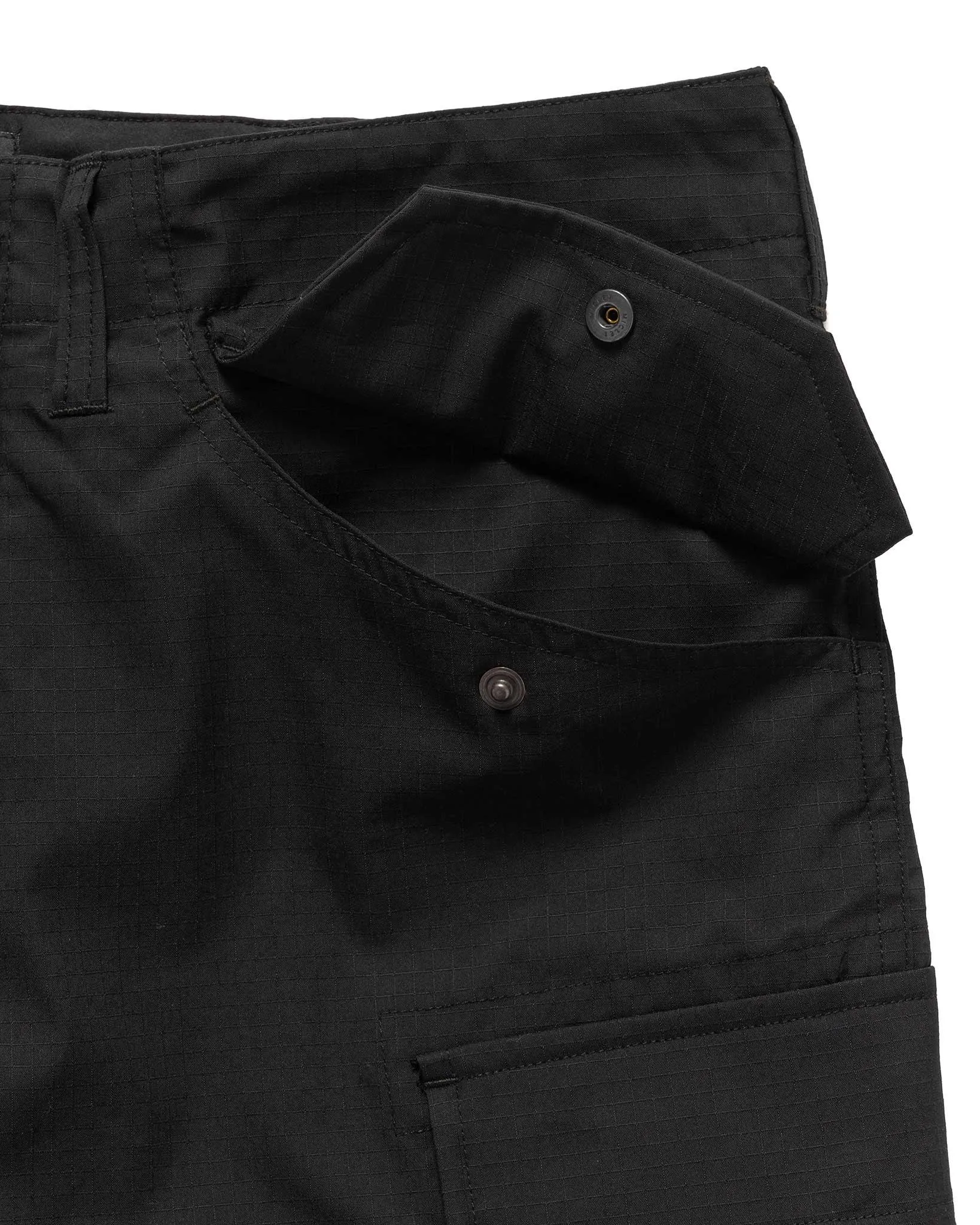 Brigade Short - Cotton Poly Ripstop Black