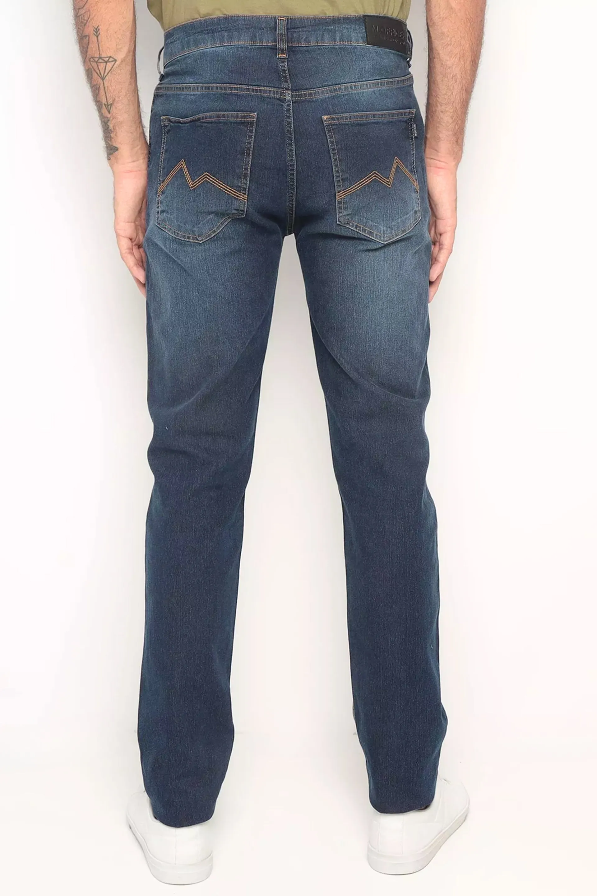 CALÇA JEANS SLIM DARK BLUE