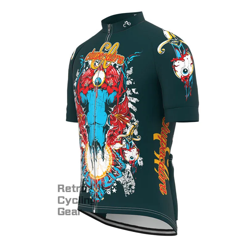 chupacabra bloodsucking animal Short Sleeves Cycling Jersey
