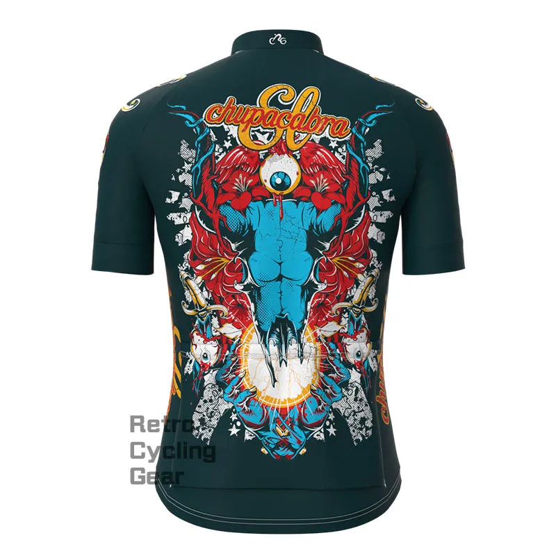 chupacabra bloodsucking animal Short Sleeves Cycling Jersey