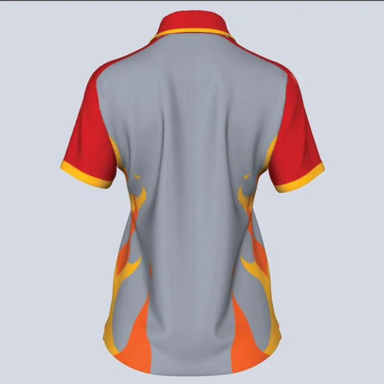 Custom Ladies Fire Polo