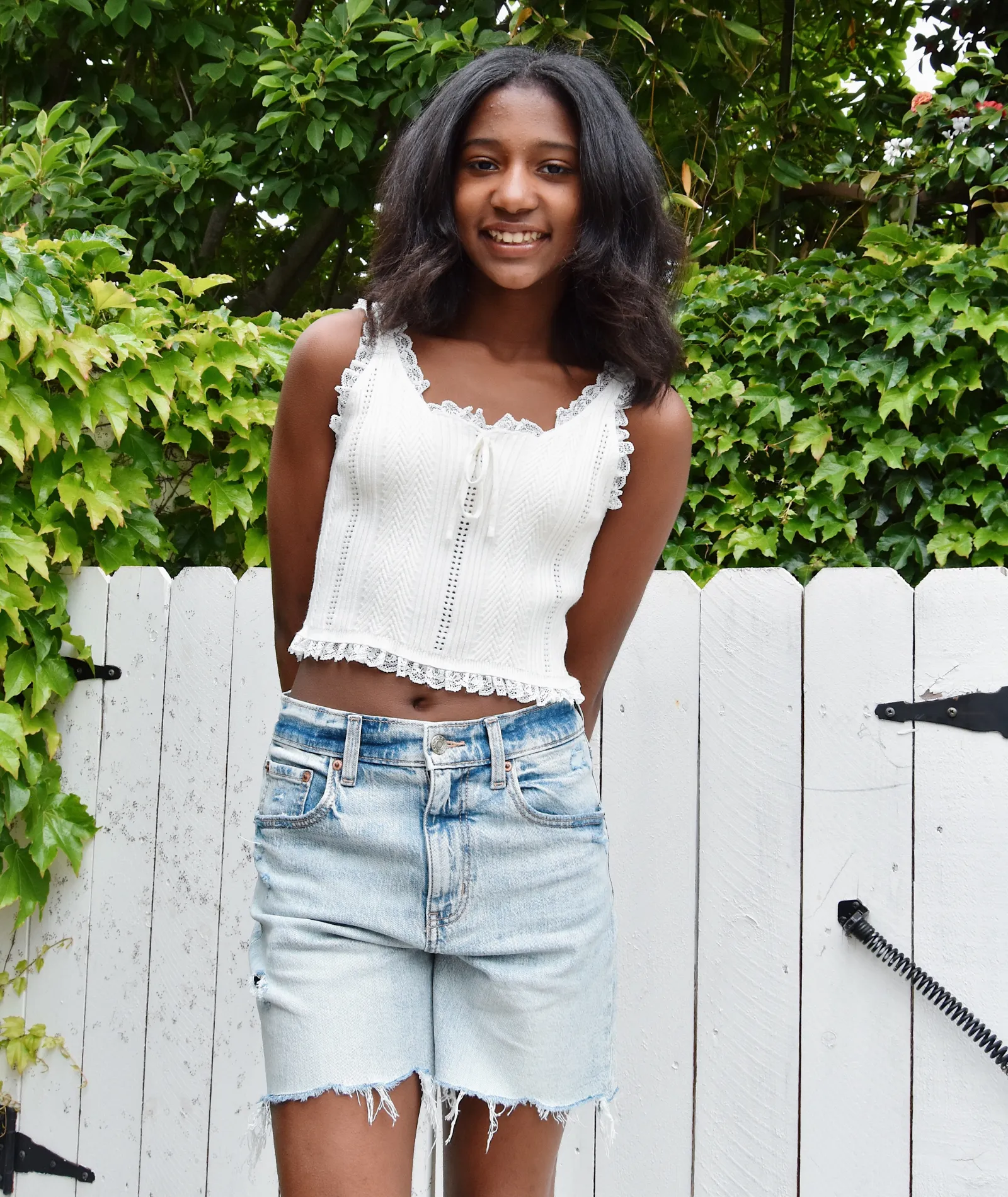 Daze Women Sundaze Dropout Jean Shorts