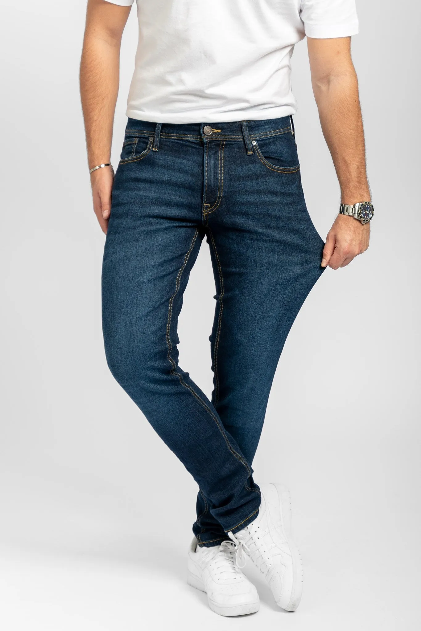 De Originale Performance Jeans (Slim) - Dark Blue Denim