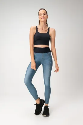 Denim Rise Leggings