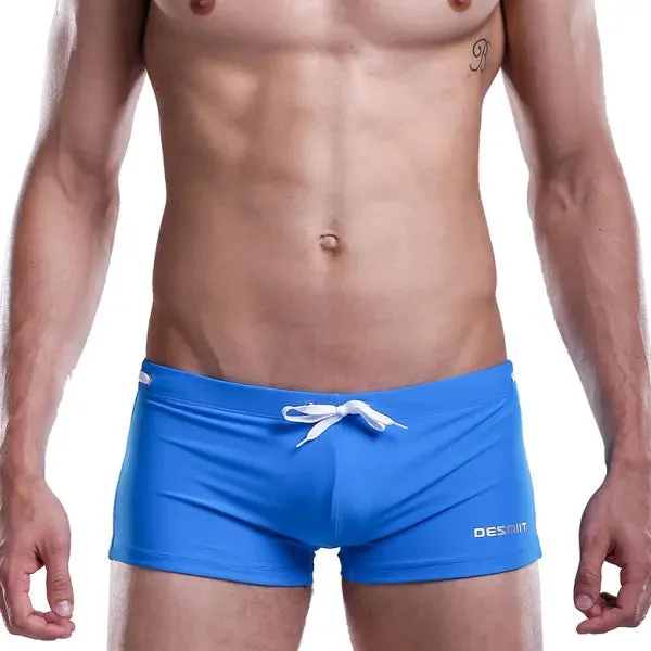 Desmiit Solid Swim Trunks