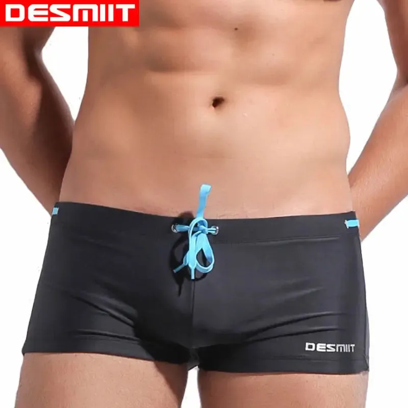 Desmiit Solid Swim Trunks