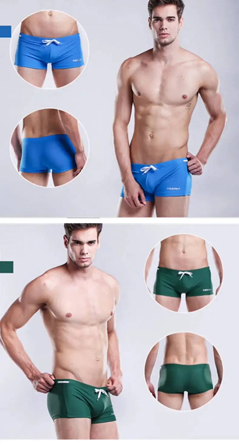 Desmiit Solid Swim Trunks