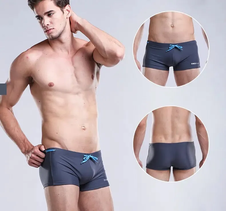 Desmiit Solid Swim Trunks
