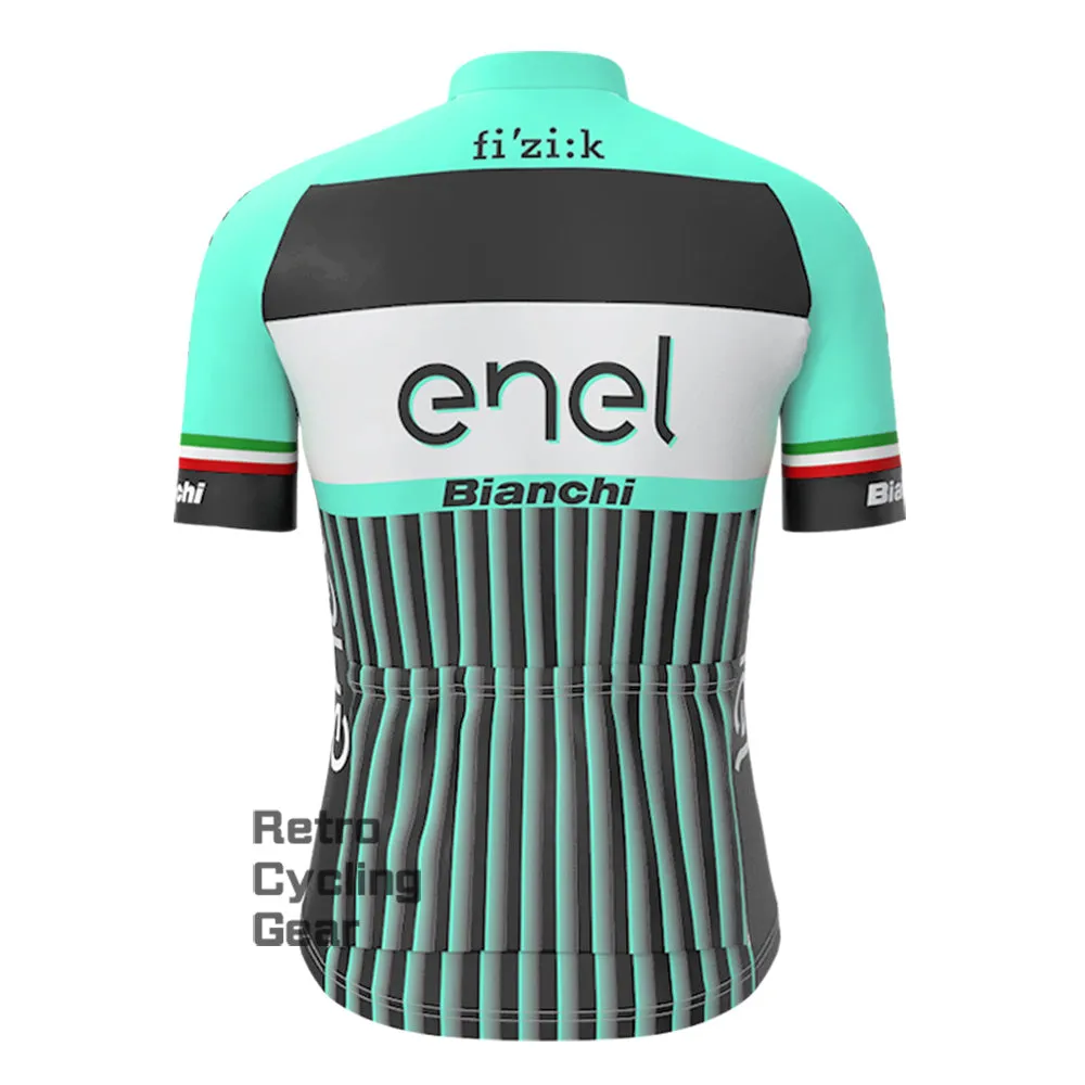 Enel  Bianchi Short Sleeve Cycling Jersey