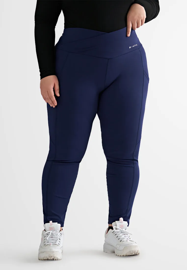 Energy Cross Over Waist Active Leggings