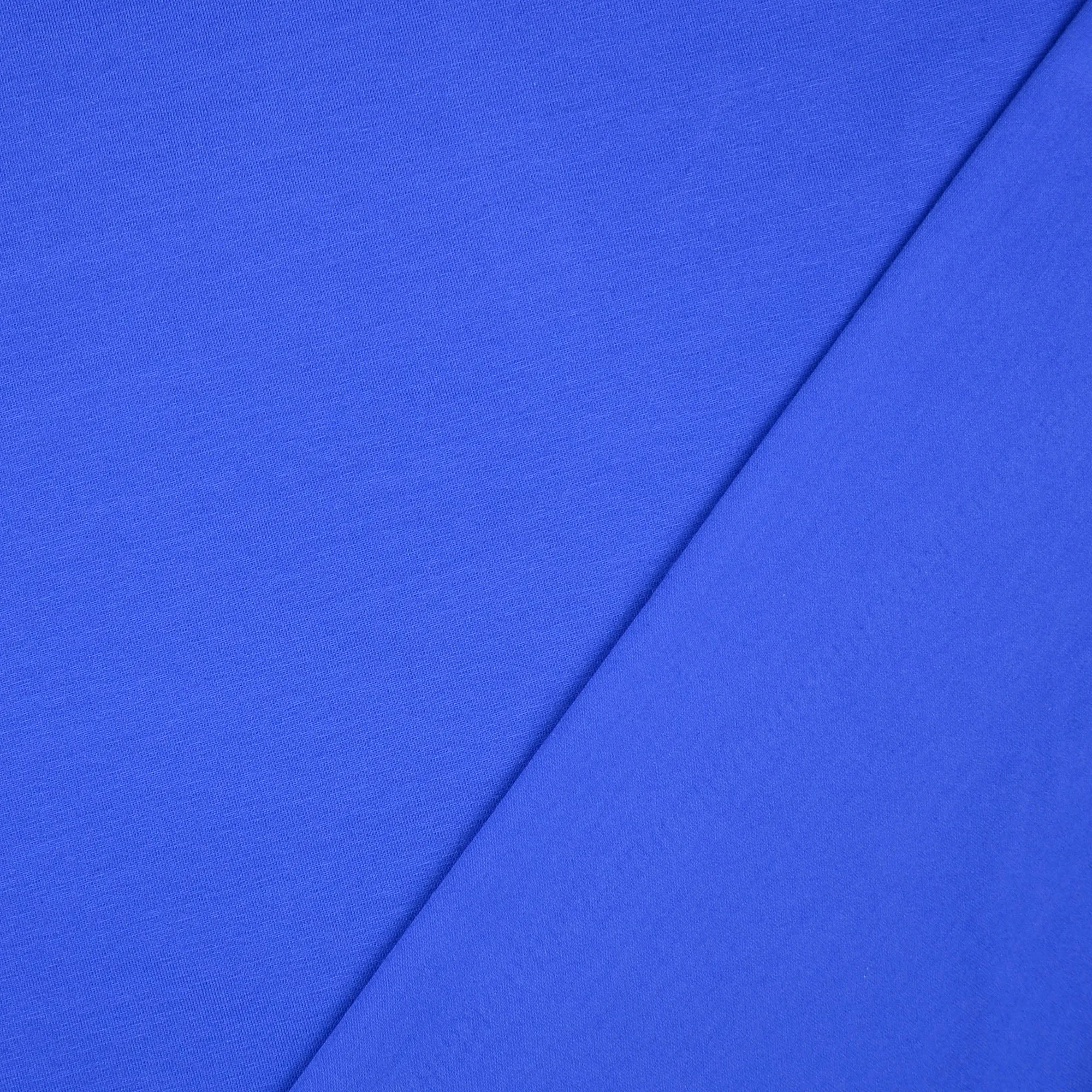 Essential Chic Royal Blue Plain Cotton Jersey Fabric