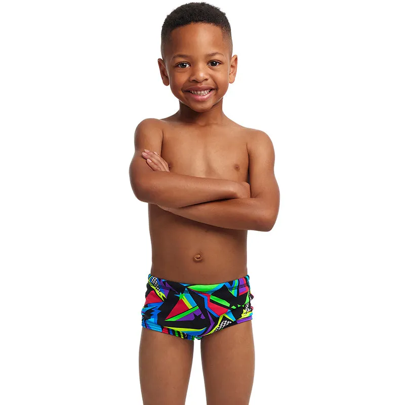 Funky Trunks - Beat It - Toddler Boys Printed Trunks