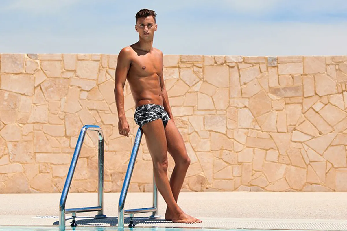 Funky Trunks - Black Hole - Mens Plain Front Trunks
