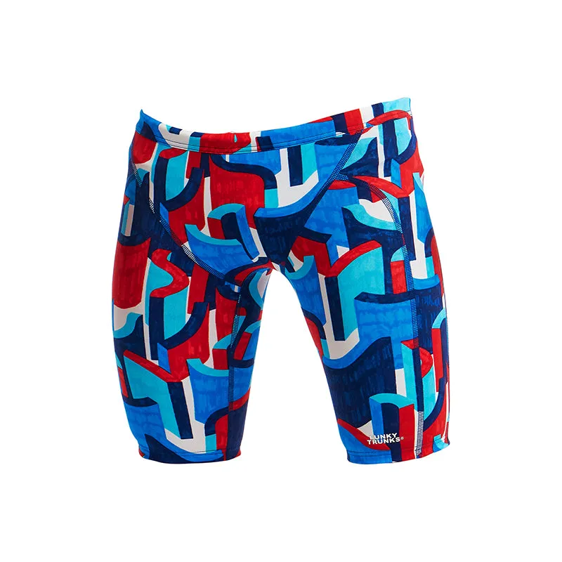 Funky Trunks - Block Rock Boys Training Jammer
