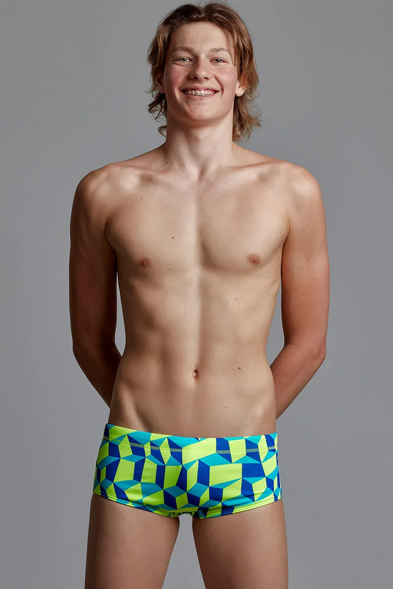 Funky Trunks - Blue Blockers - Boys Classic Trunks