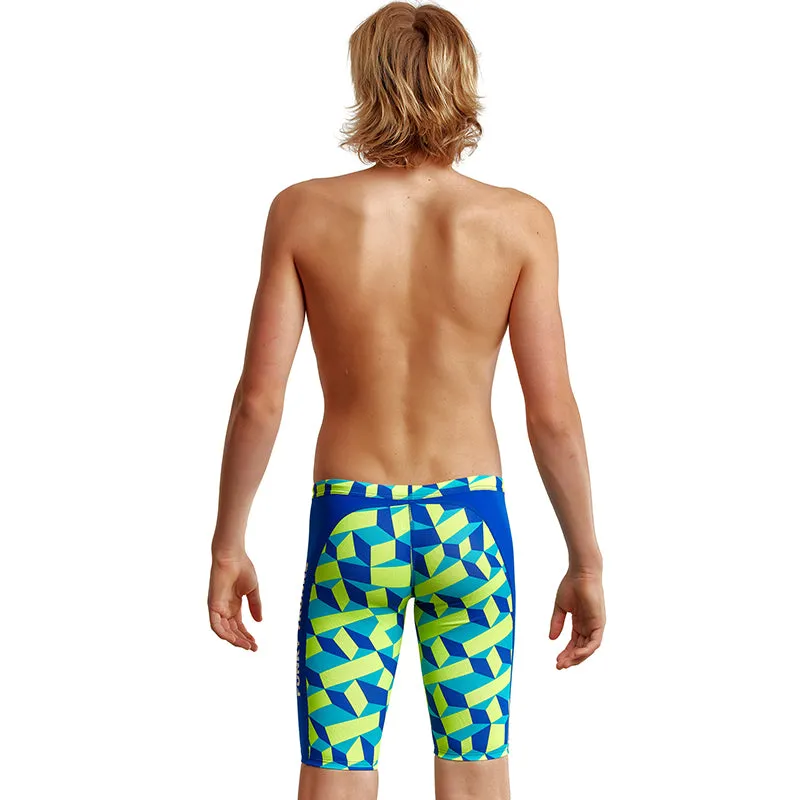Funky Trunks - Blue Blockers - Boys Training Jammers