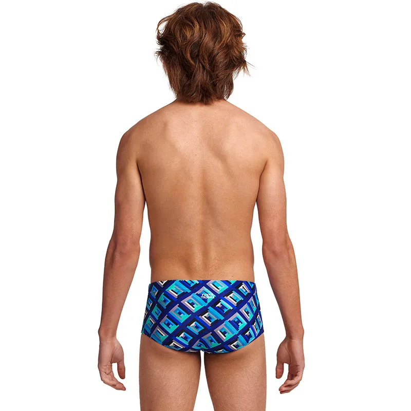 Funky Trunks - Blue Bunkers - Boys Sidewinder Trunks