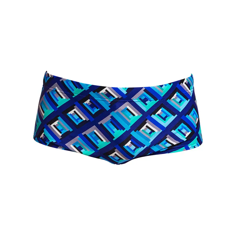 Funky Trunks - Blue Bunkers - Boys Sidewinder Trunks