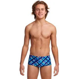 Funky Trunks - Blue Bunkers - Boys Sidewinder Trunks