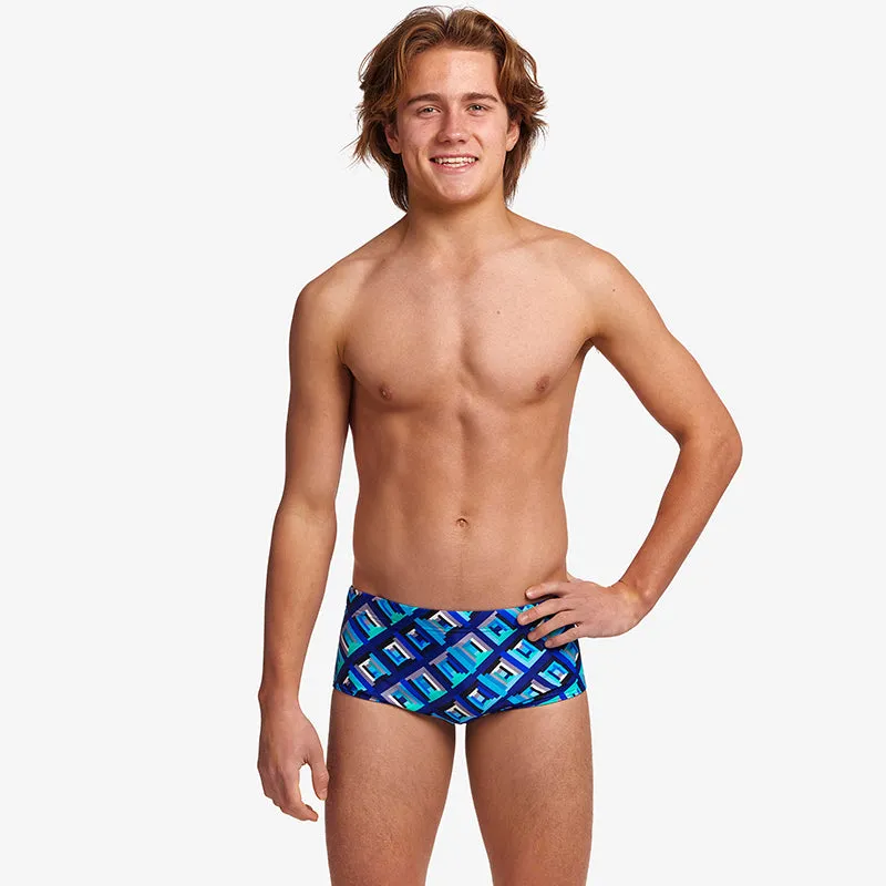 Funky Trunks - Blue Bunkers - Boys Sidewinder Trunks